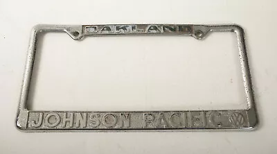 Oakland Johnson Pacific (O2L) VW License Plate Frame (JSF6)Volkswagen California • $295