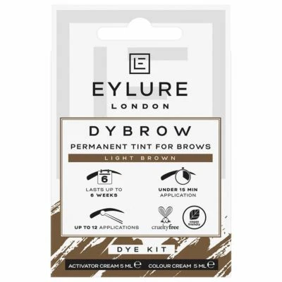 £6.99 • Buy Eylure Dybrow Permanent Eyebrow Tint Kit - Light Brown - Lasting Up To 6 Weeks