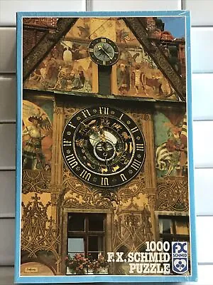 $31.99 • Buy Astronomical Clock Germany FX Schmid 1000 Piece Jigsaw Puzzle #98192.4 SEALED
