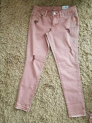 Vanity SZ 27 Harlow Ankle Skinny  Distressed Jeans~Coral~NWT~ • $17.99