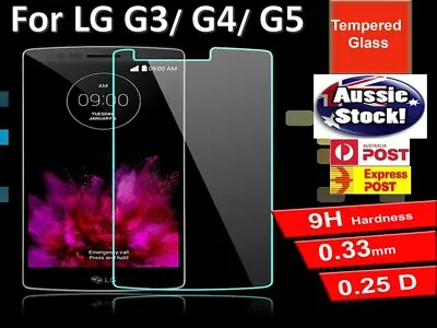 $5.92 • Buy Tempered Glass Screen Protector Film For LG G5 G4 G5 G6 G7 V20 V30 V40 10