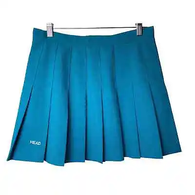 Vintage Pleated Tennis Skirt HEAD Women's Size 12/29” Waist Green Schoolgirl  • $12.80