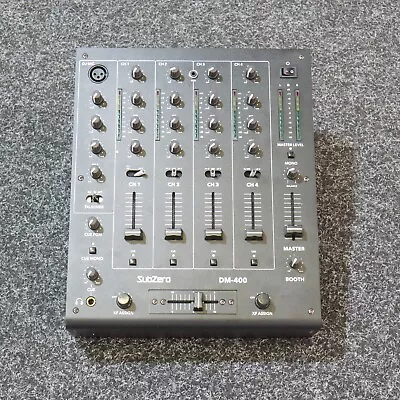 £40.50 • Buy SubZero DM-400 4 Channel DJ Mixer With USB - SPARES & REPAIRS - RRP £199