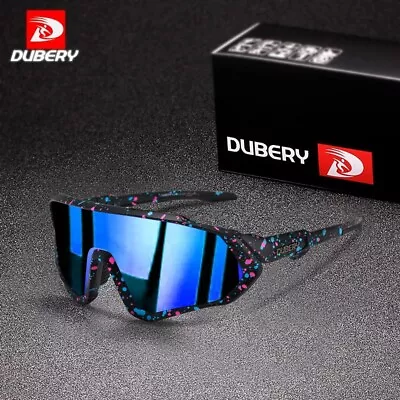 DUBERY Polarized Cycling Sunglasses For Men Women Cycling Sport Glasses Outdoor • $13.99