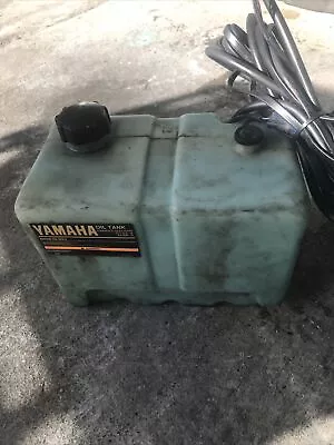 Yamaha Outboard Remote 2 Stroke Oil Tank Assembly With Pump 2.8 Gallons • $50