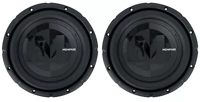 2) Memphis Audio PRX1024 600 Watt 10  Subwoofers PR Subs W/Selectable 2 Or 4 Ohm • $204.95