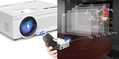 Mini LED Projector Full HD 1080P Portable Video Movie Home Theater Cinema HDMI • $89.99