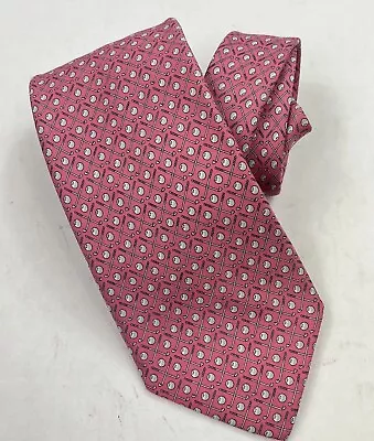 Vineyard Vines Pink Golf Tie 100% Will Luxury Men’s Necktie • $19.99