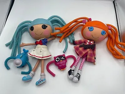 Lalaloopsy Dolls Bundle - Marina And Bea Spells A Lot - Silly Hair Dolls W/ Pets • £24.99