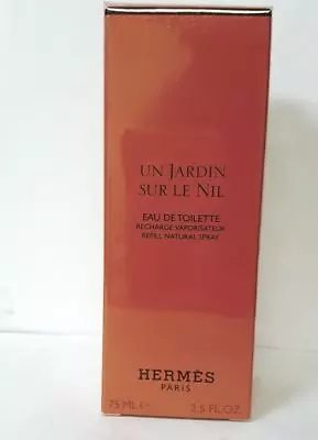 Un Jardin Sur Le Nil By Hermes Recharge/Rifill 2.5oz/75ml EDT Spray - New In Box • $74.85