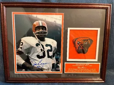 Jim Brown Autographed 8x10 Photo (Framed) • $240