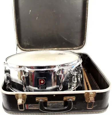 Vintage Premier England 14  X 5  Steel Snare Drum Chrome 8-Lug • $255.50