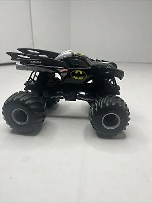 Hot Wheels Monster Jam BATMOBILE Batman Truck 2 Time Racing Champion 1:8 • $6.43