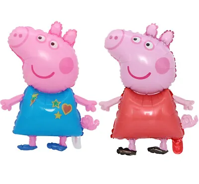 £40.93 • Buy Peppa Pig Birthday Balloons Pink Pig Party George Pig Balloon Decorations
