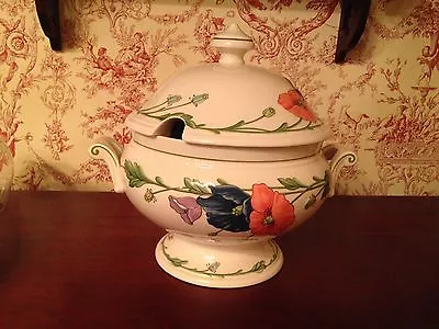 Villeroy & Boch 1748 'Amapola' Large Soup Vegetable Tureen Centerpiece - MINT • $79.99