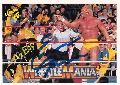 Earl Hebner Signed 1990 Classic WWF History Of Wrestlemania Hulk Hogan Card #102 • $29.99