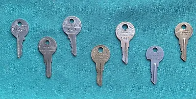 Lot Of 7 Chicago Lock Co. Keys For Padlocks Etc. • $9.99