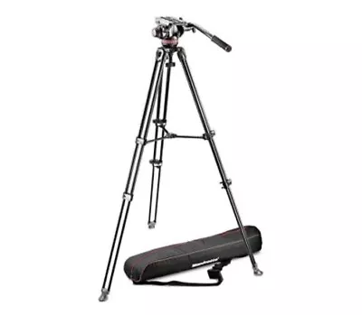 Manfrotto MVH500AH ProFluid Head Flat Manfrotto MVK502AM-1 Professional Fluid • $399.99