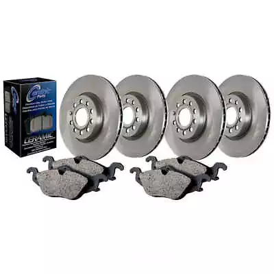 Disc Brake Upgrade Kit-Select Pack Front Rear Centric Fits 86-93 Mercedes 300E • $147.12