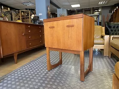 £145 • Buy UK DELIVERY Mid Century REMPLOY Teak LP Bedside Table Side Stereo Cabinet..,,.,,
