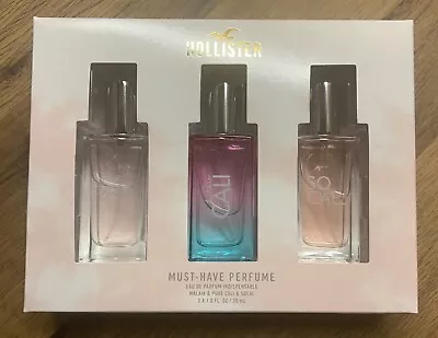 Hollister Must Have Perfume Gift Set For Her - SoCal Malaia Pure Cali 3x30ml • £25.99