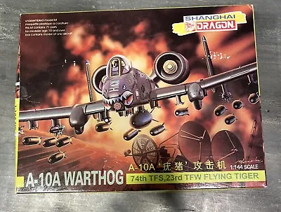 Shanghai Dragon A-10A Warthog 1/144 Scale Military Airplane Model Kit New • $34.99