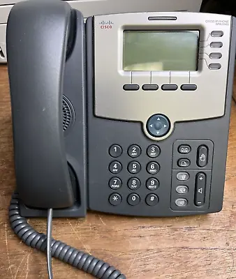 Cisco SPA504G 4-Line IP Phone With 2-Port Switch PoE LCD Display &Power Supply • $21