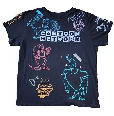 Modern Cartoon Network Throwback Shirt Fits Mens XL Courage Grim Ed Edd Eddy • $24.98