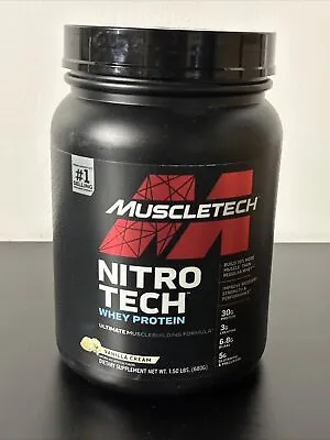 MuscleTech NITRO TECH Preform Whey Protein 1.5lb (15Serv) VANILLA Read Clearance • $23.99