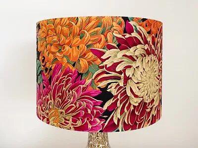 Bright Floral Chrysanthemum Flower Lampshade Kaffe Fassett Fabric Lampshade • £30