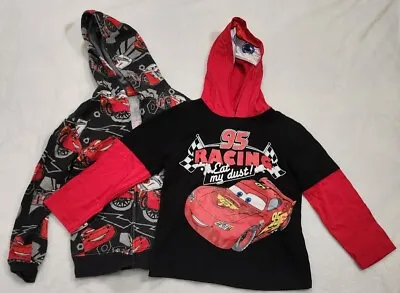 £16.50 • Buy Boy's Disney Cars Hoodie Shirt And Hoodie 7