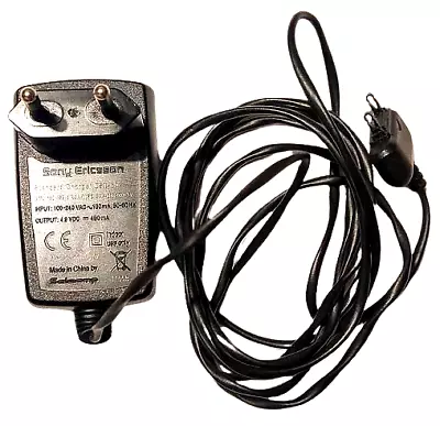 Genuine Sony Ericsson CST-60 Wall Charger 2pin Europe Adapter 4.9V 450mA OEM • $9.99