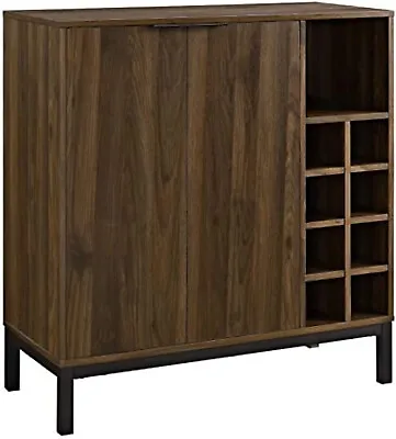 Walker Edison 34   Buffet / Drinks Cabinet - Dark Walnut RRP £250 • £75