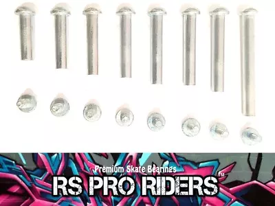 £1.99 • Buy Push Scooter Axle Bolt Smooth Strong Alloy Complete With Screw Nut Fast Free P&p