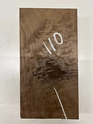 Figured Black Walnut Lumber Board Blank | Kiln Dried | 13-1/2 X 7 X 1-7/8  #110 • $15.99