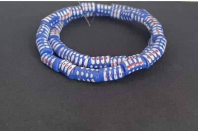 £6 • Buy African Hand Painted Beads, Krobo Beads, African Krobo Glass Beads 