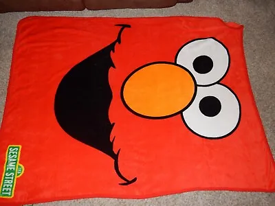 6A 40x50 Disney ELMO Plush Crib Baby Toddler Throw Blanket Comforter • $34.99