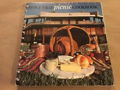 Wolf Trap Picnic Cookbook Vintage Virginia Recipe Book Concert Souvenir 1980 Ed • $10