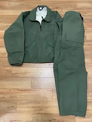 Military Nomex Gore-Tex Green Outer Shell Waterproof Jacket Pant Set Extra Large • $224