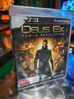 Deus Ex: Human Revolution - Sony Playstation 3 PS3 Game - With Manual • $5.40