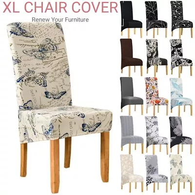 Stretch Dining Chair Covers Seat Slipcover Spandex Removable Wedding Cover XL • $9.49