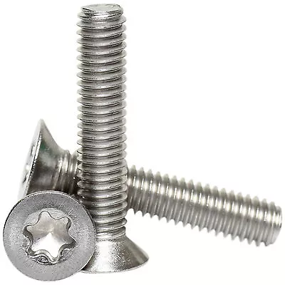 M4 M5 M6 A2 Stainless Steel Torx Countersunk Machine Screws Six Lobe Din 965 • £2.95