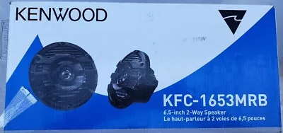 Kenwood KFC-1653MRB 6-1/2  Marine Speakers Black • $49.99