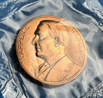 🔥 The Official Medals Of America's Presidents Warren Harding Bronze Token • $14.95