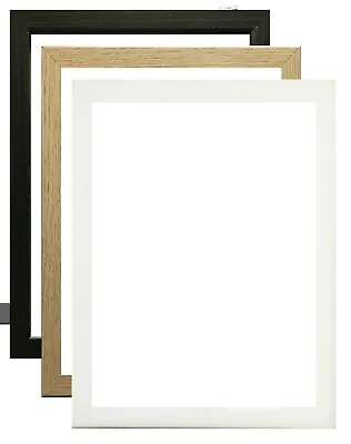 A1 A2 A3 A4 A5 A6 Black Photo Frame White Picture Frame Oak  Poster Frames  24mm • £3.99