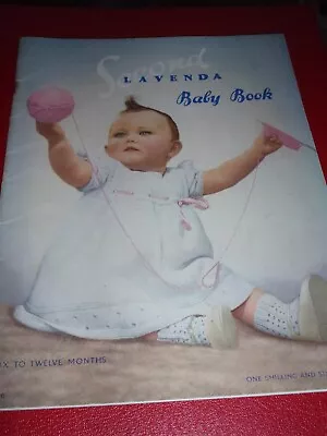 Vintage Second Lavenda Baby Book Knitting Patterns 6-12 Months • £4.99