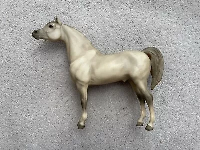 Vintage Breyer Horse #804 Dapple Rose Grey Proud Arabian Stallion Weird SHRINKY! • $20