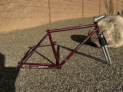 Vintage Mountain Bike Frame. 1995 Bianchi Lynx Sx 17.5 In Rock Shox Quadra Fork • $180