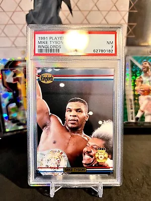 ⭐️ Mike Tyson 1991 Player Interlude Ringlords Psa 7 Nm Low Pop Sp 🔥 • $80