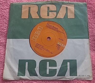 David Bowie - Sorrow French Press 7  Single 1973 Rca2424 Rock Glam  • £3.50